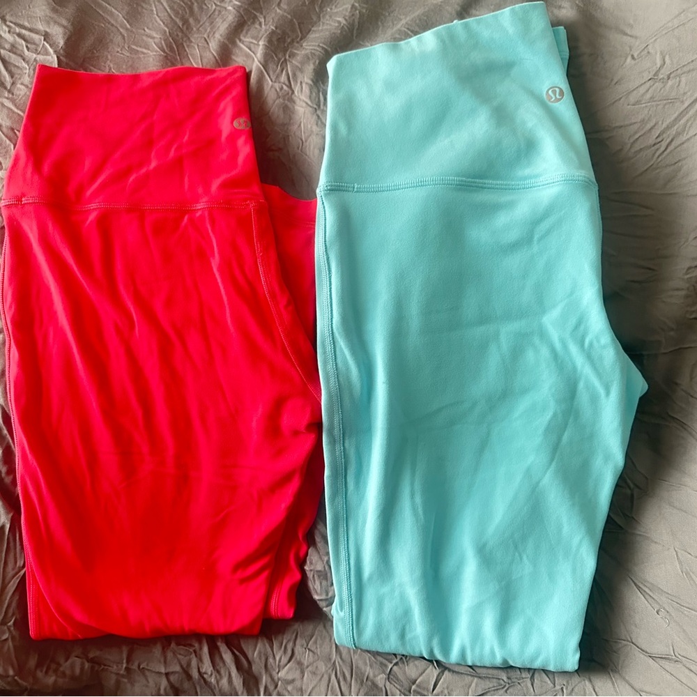 Lululemon Hot Pink High-Rise Align Capri Leggings - Picture 6 of 10